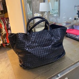 T.Anthony NY leather bag- bottega veneta style